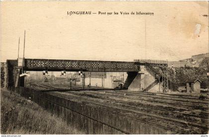 CPA LONGUEAU - Pont sur les Voies de bifurcation (514879)