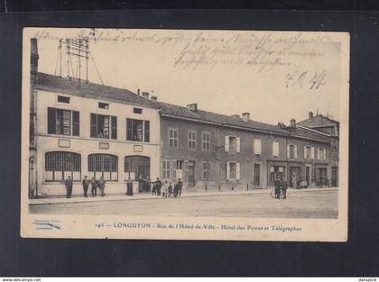 Frankreich France AK Longuyon Hotel des Postes 1915