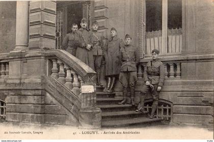 LONGWY ARRIVEE DES AMERICAINS