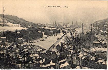 LONGWY LONGWY-BAS SOUS LA NEIGE (L'HIVER)