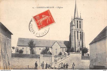 20-4057 :  LORREZ LE BOCAGE. EGLISE.