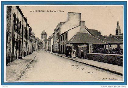 22 - LOUDEAC --  La rue de la Chèze