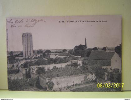 LOUDUN (VIENNE) VUE GENERALE DE LA TOUR.