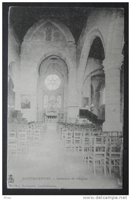 78 Louveciennes interieur eglise    D78D  K78372K  C78350C RH031811