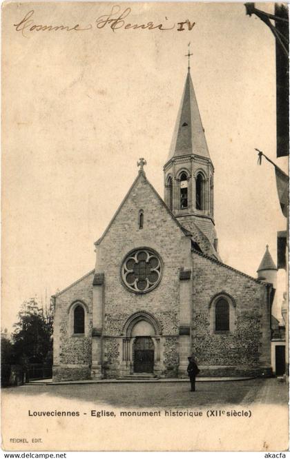 CPA LOUVECIENNES Eglise (1412199)