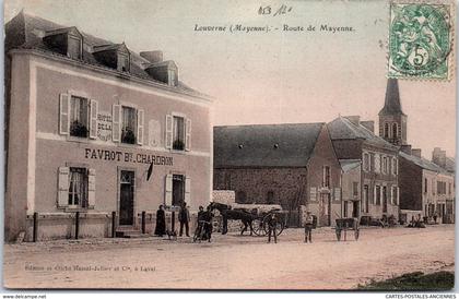 53 LOUVERNE - route de Mayenne.