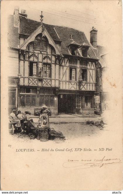 CPA LOUVIERS-Hotel du Grand Cerf (43402)