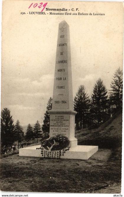 CPA Normadie - LOUVIERS - Monument élevé aux Enfants du LOUVIERS (181878)