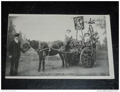 LUCHON - FETE DES FLEURS DE LUCHON - M.J.S.- FETE ENFANTINE DE LUCHON 1903 - 31 HAUTE GARONNE (Q)