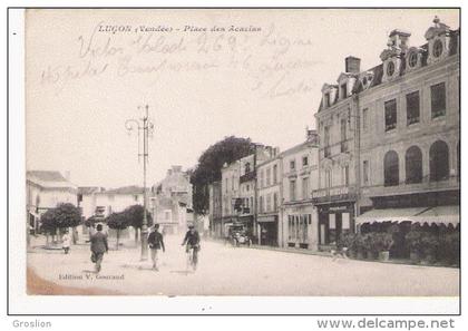 LUCON (VENDEE) PLACE DES ACACIAS  1918