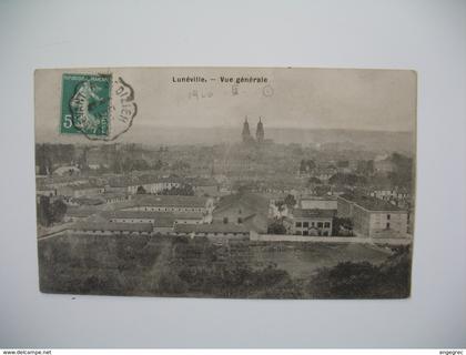 Carte   Lunéville   - Vue Générale