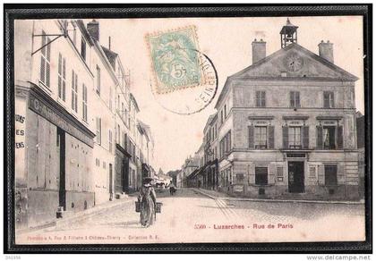 CPA  LUZARCHES RUE DE PARIS