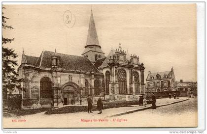 CPA 95 MAGNY EN VEXIN L EGLISE