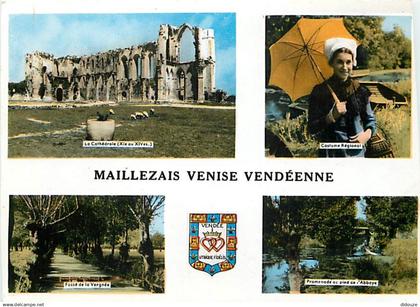 85 - Maillezais - Multivues - Folklore - Blasons - CPM - Voir Scans Recto-Verso