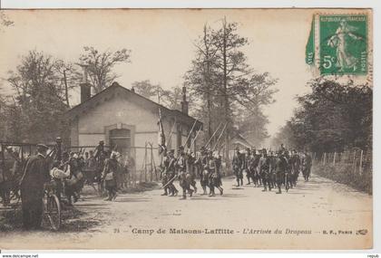 Camp de Maisons-Laffitte Arrivée du Drapeau