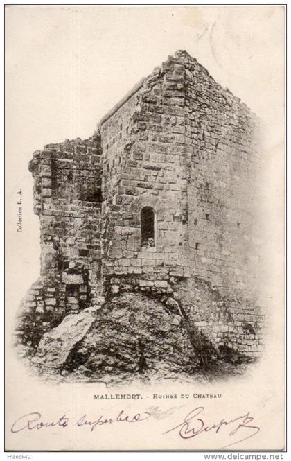 13. mallemort. ruines du chateau