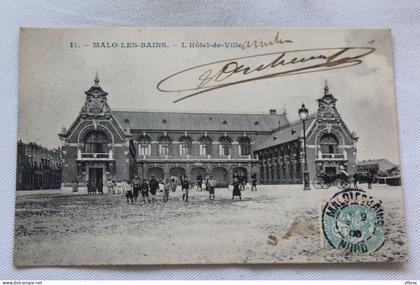 Malo les bains, l'hôtel de ville, Nord 59