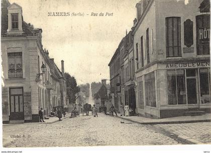 Carte Postale ancienne de  MAMERS - Rue du port