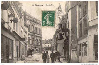 MAMERS GRANDE RUE ANIMEE SOLDATS  COMMERCES