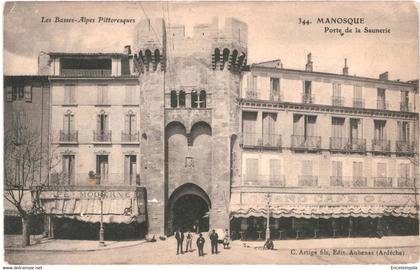 CPA Carte postale France Manosque Porte de la Saunerie   VM62638