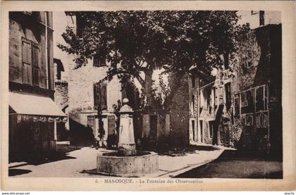 CPA MANOSQUE - La Fontaine des Observantins (143098)