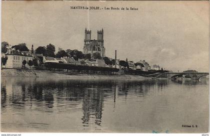 CPA MANTES -la-Jolie Les Bords de la Seine (806444)