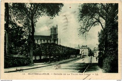 Mantes la Jolie - Entree de la Ville par Limay