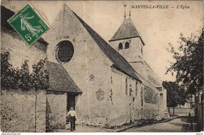 CPA MANTES-la-Ville L'Eglise (806458)