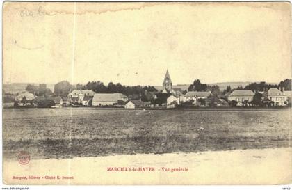 Carte Postale Ancienne de MARCILLY LE HAYER-vue générale