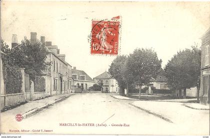 CPA Marcilly-le Hayer Grande Rue