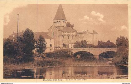 CPSM 85 Vendée Mareuil sur Lay Dissais Le Lay au Pont Neuf