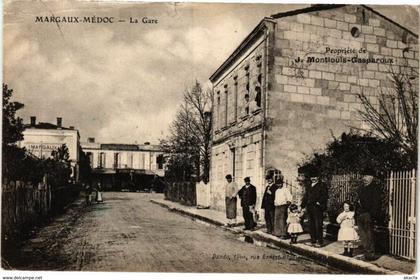 CPA MARGAUX-MÉDOC - La Gare (211188)