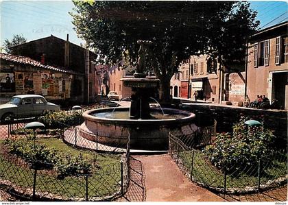 13 - Marignane - La Fontaine - Automobiles - Fleurs - Flamme Postale de Bayonne - CPM - Voir Scans Recto-Verso