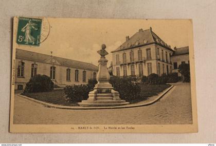 Marly le Roi, la mairie et les écoles, Yvelines 78