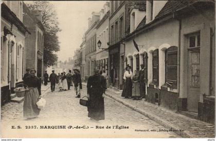 CPA MARQUISE Rue de l'Église (809815)