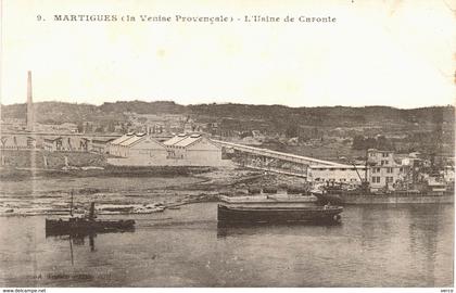 Carte POSTALE  Ancienne de  MARTIGUES - Usine de Caronte