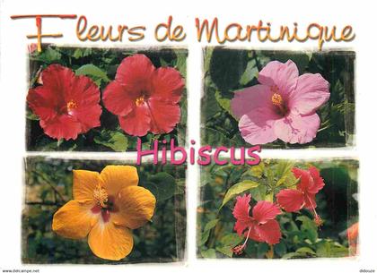 Martinique - Fleurs de Martinique - Hibiscus - Multivues - CPM - Voir Scans Recto-Verso