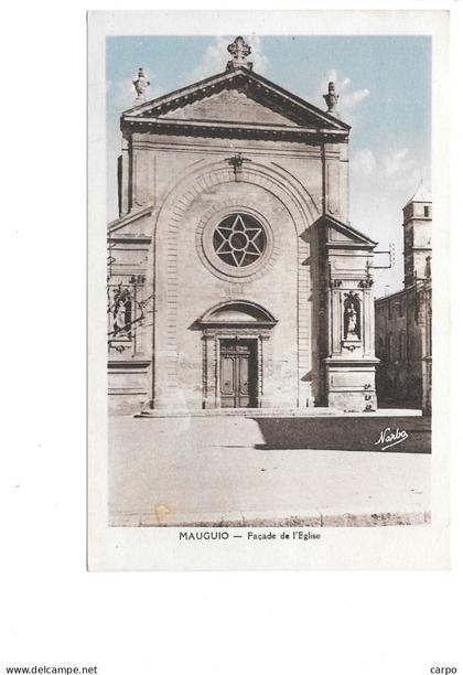 MAUGUIO - Façade de l'église.