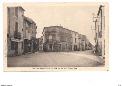 MAUGUIO - Rue Voltaire et Grand'Rue.