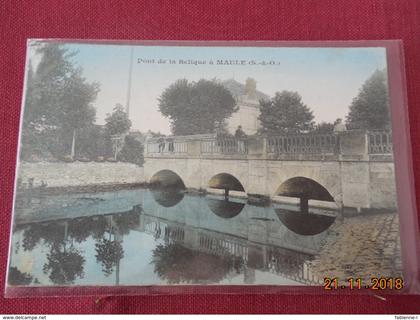 CPA - Maule - Pont de la Belique