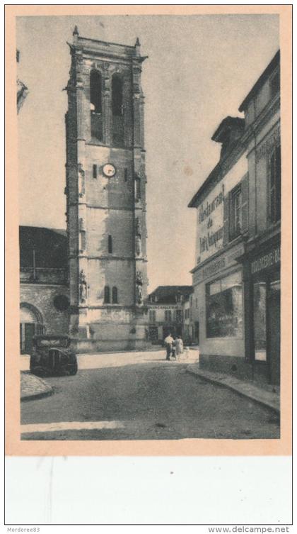 MAULE EGLISE SAINT NICOLAS ET RUE DU PLAT D ETAIN             TDA104