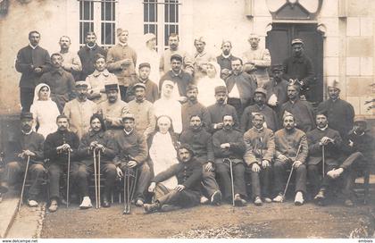 64 - MAULEON LICHARRE - Carte Photo Hôpital Militaire Blessés de Guerre 1916