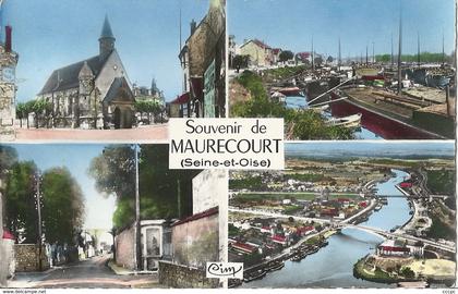 CPSM Souvenir de Maurecourt vues multiples