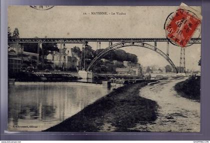 53 - Mayenne - le Viaduc - Voyagé - Dos divisé