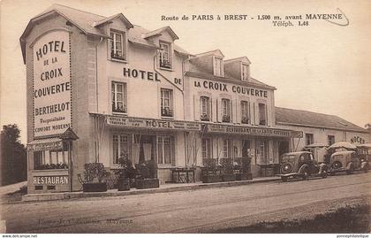 53 - MAYENNE - MAYENNE - hôtel de la Croix Couverte BERTHELOT - restaurant - superbe - 10154