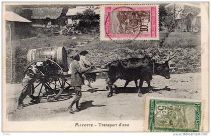 MAYOTTE TRANSPORT D'EAU TOP RARE