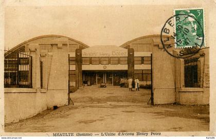 méaulte * l'Usine d'Avions Henry POTEZ * meaulte usine aviation