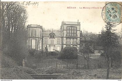 CPA Médan La Maison d'Emile Zola