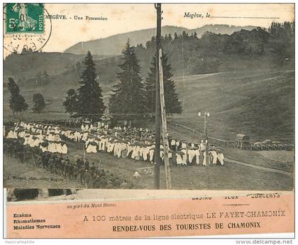 Megeve : une procession