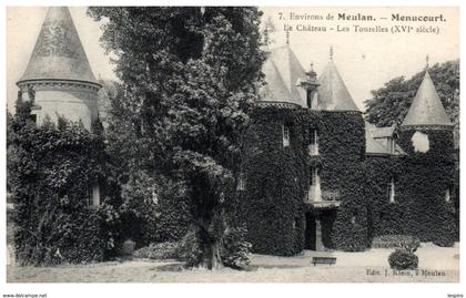 95 - MENUCOURT --  Le château - Les tourelles